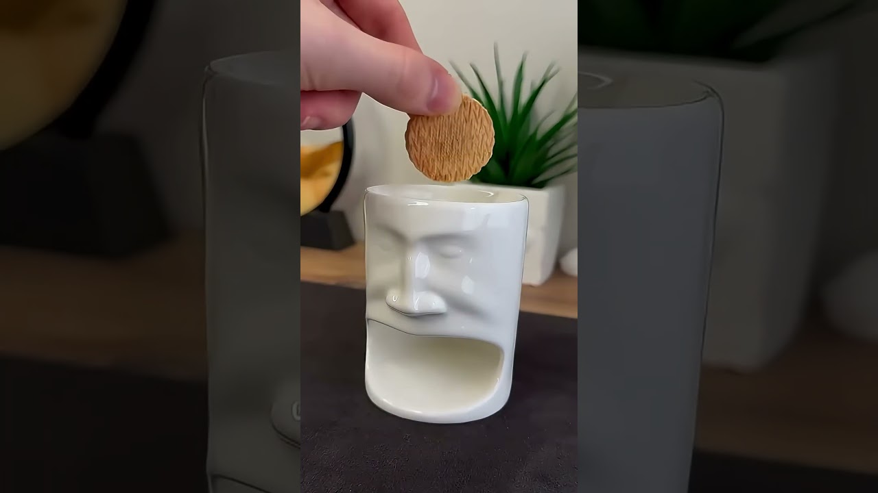 ✅ Creative cup ideas - Biscuit Pocket Coffee Mug ( # 2064 ) ‪@MaviGadgets‬