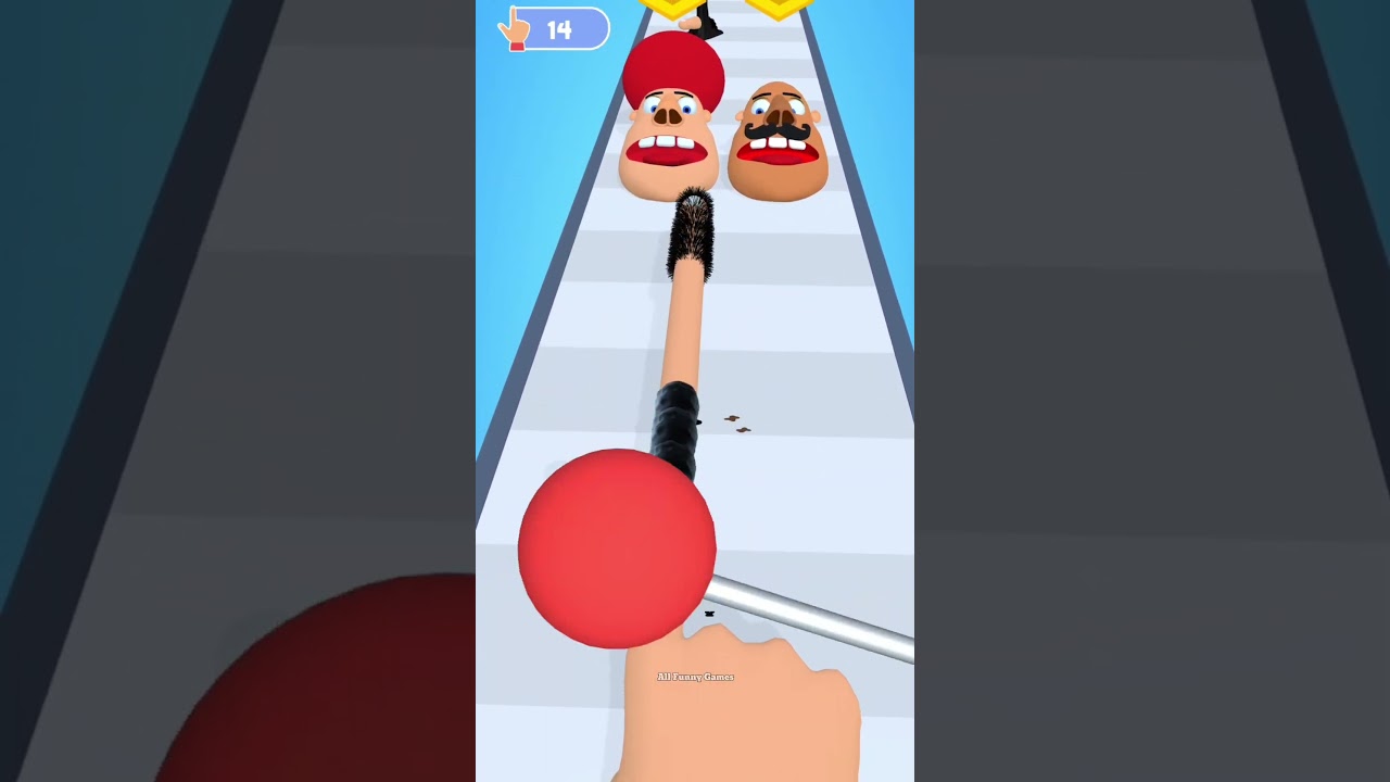 Noob Finger Run 😜 All Funny Games game