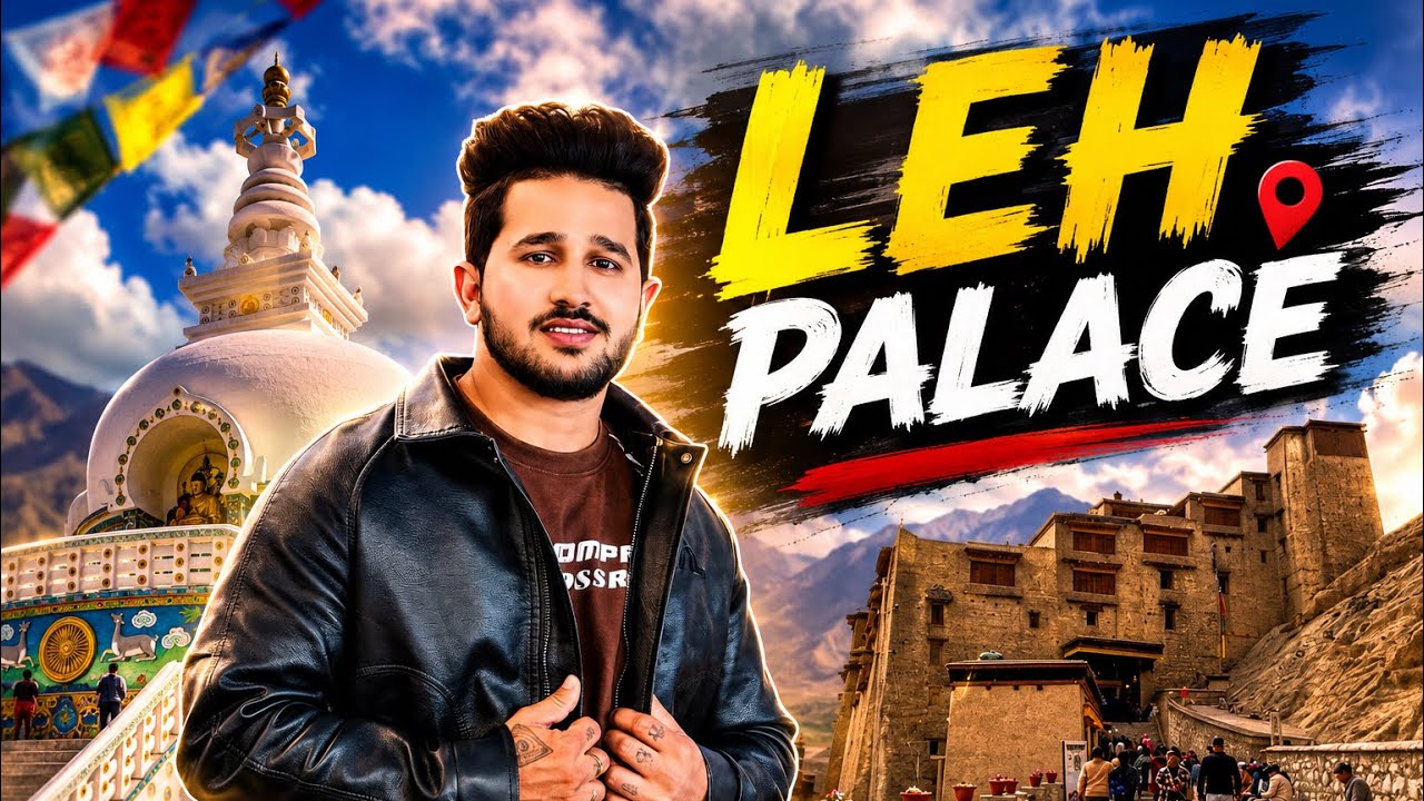 Leh Palace| Shanti Stupa | Sunset view | Leh vlog 2026 | Leh series