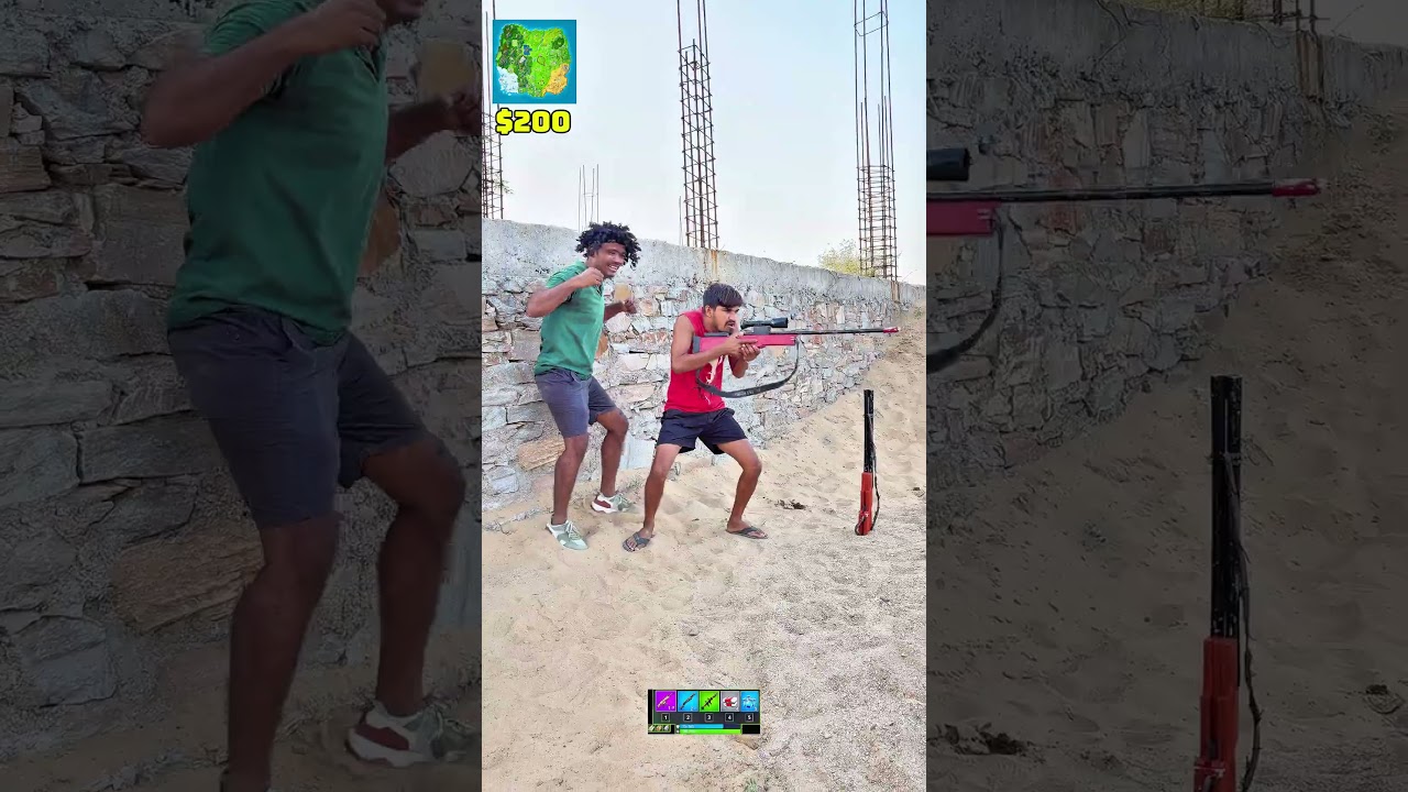 Real Life Fortnite 1v1 Challenge! 😂🔥 #Fortnite #IRL #GamingFun
