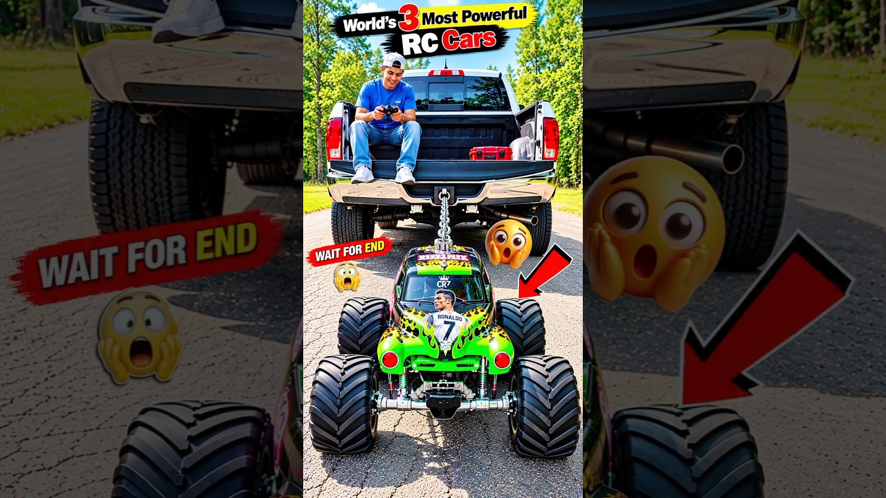 Top 3 Most Powerful RC Vehicles in the World 🌎🔥