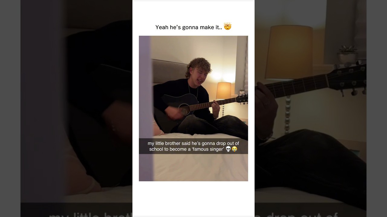 bros going crazy rn #singing #guitar