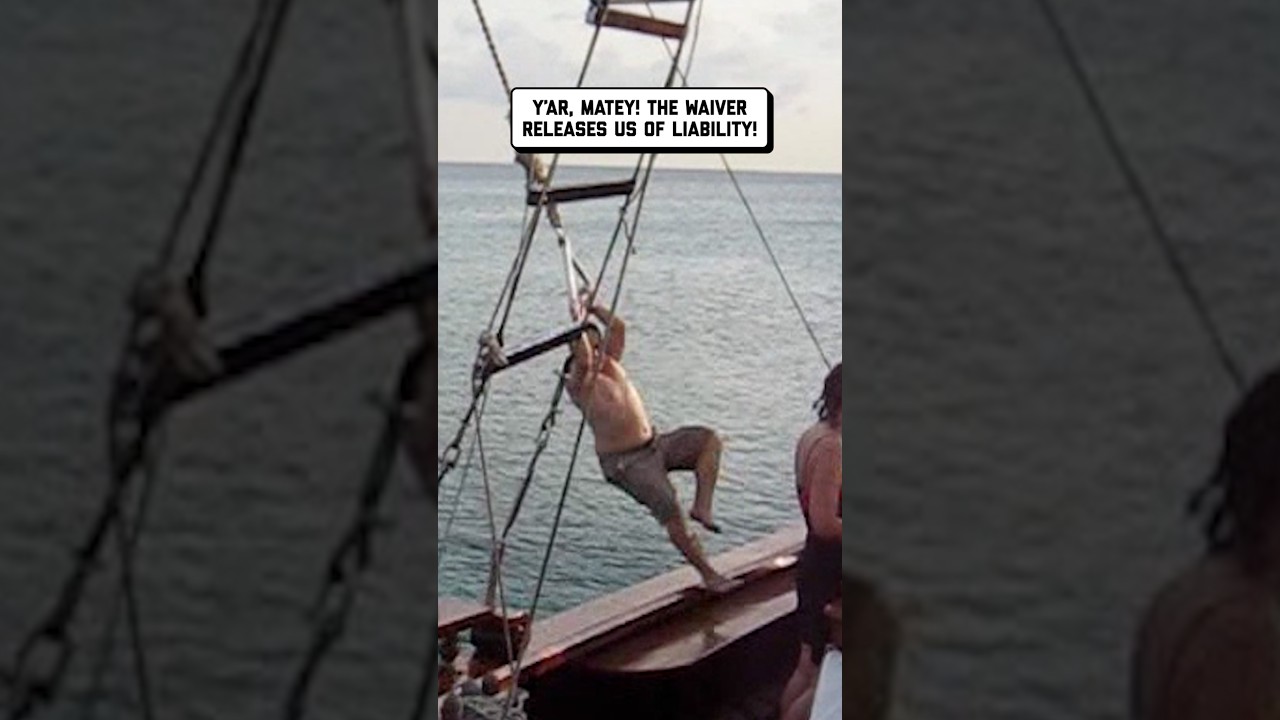 aye, landlubbers can't hold their rum 😩 🤣