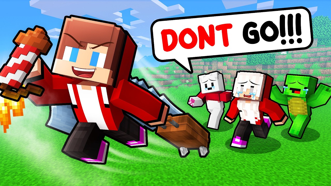 JJ Say GOODBYE FOREVER in Minecraft - Maizen