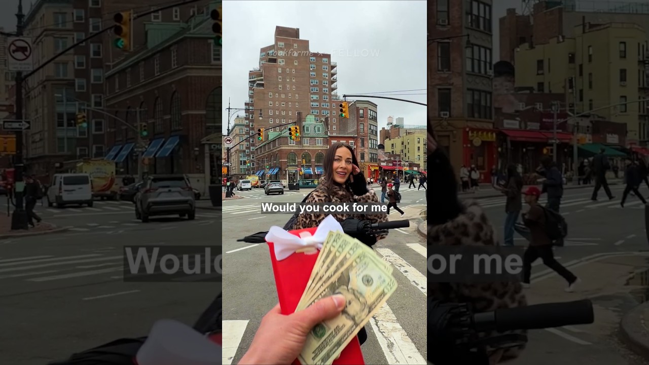 Paying strangers to cook for me in New York ft. @FellowProducts  #cookforme #cooking #newyork