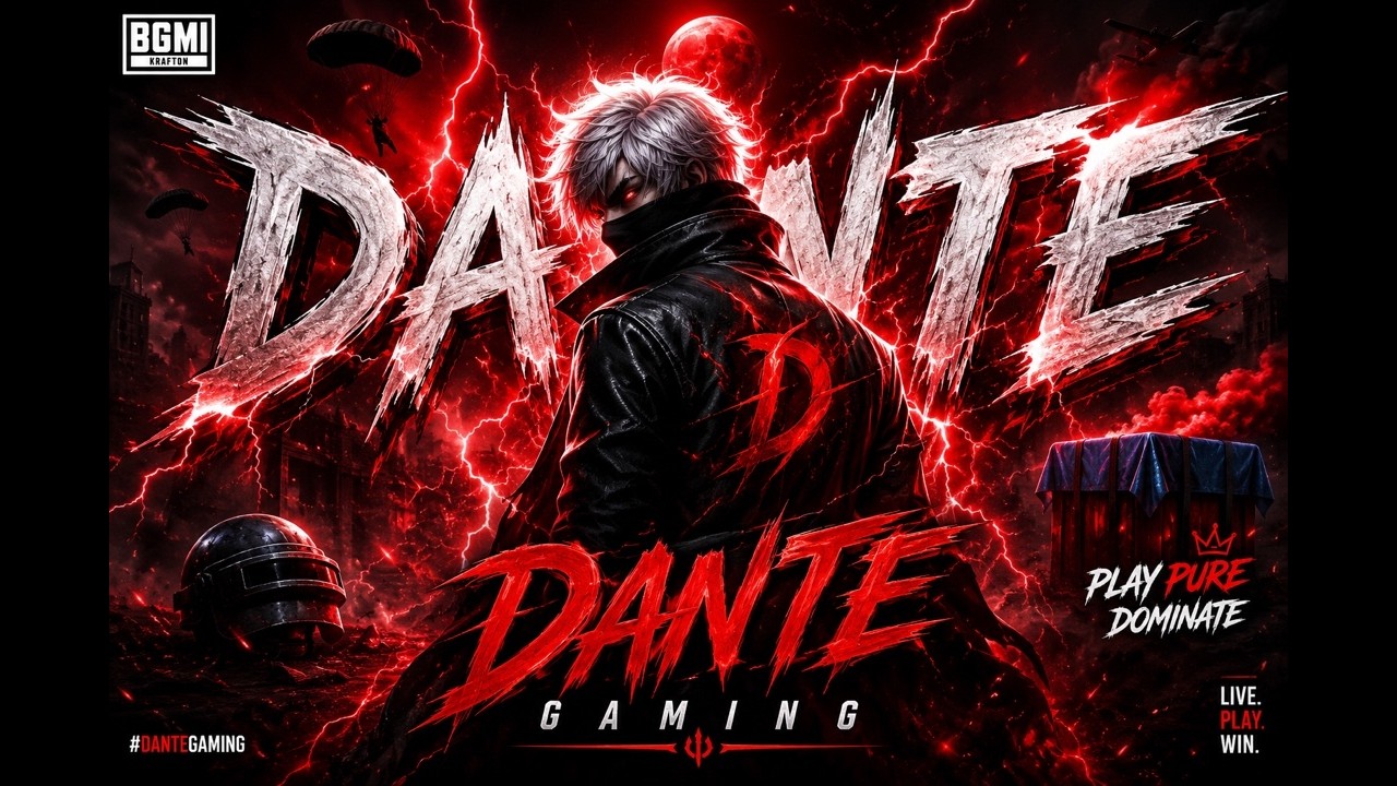 🔴Dante Gaming is Live | BGMI MOBILE | PUBG MOBILE || BGMI Live | Road To 3M