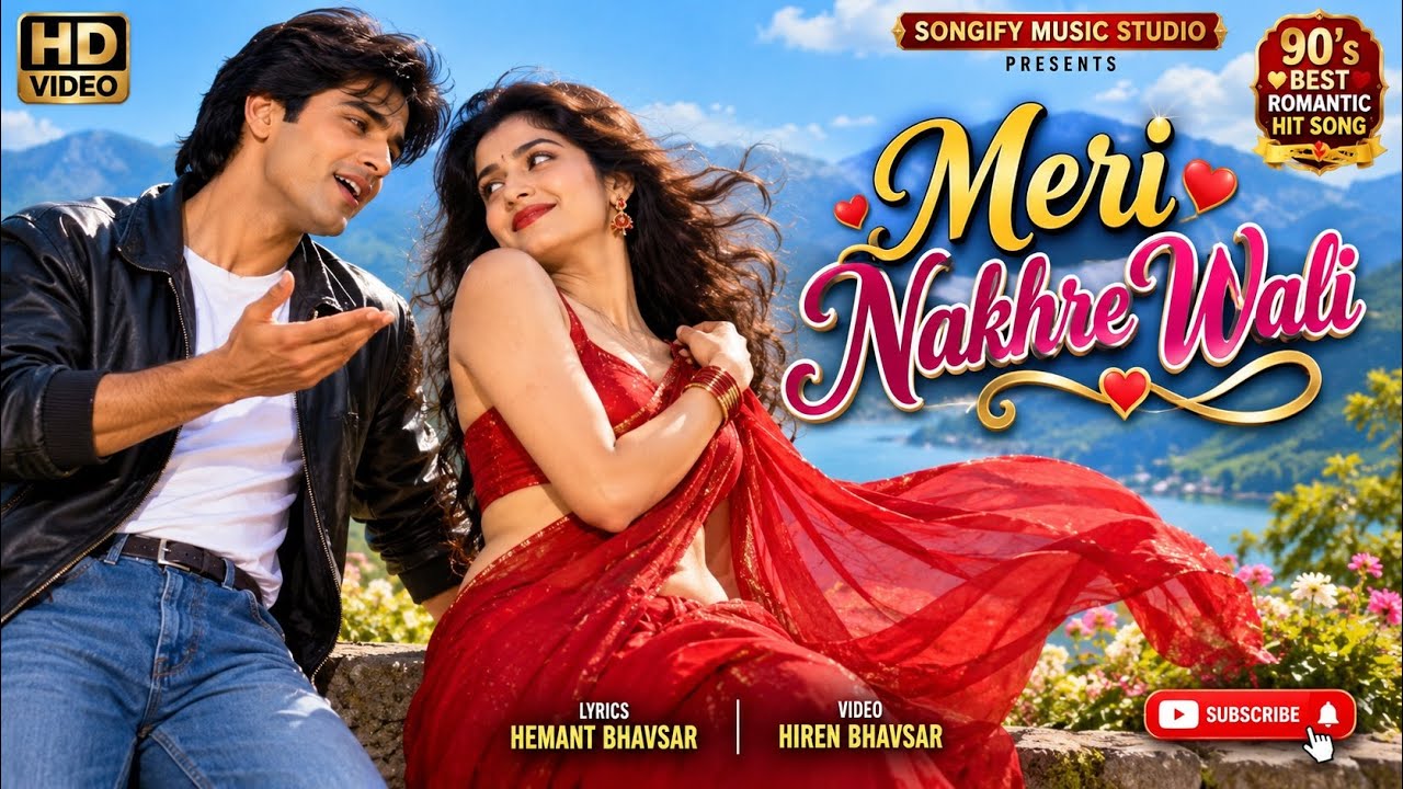 New Song 2026 ❤️ | Meri Nakhre Wali 💕 | 90s Romantic Hindi Love Song | Couple Song