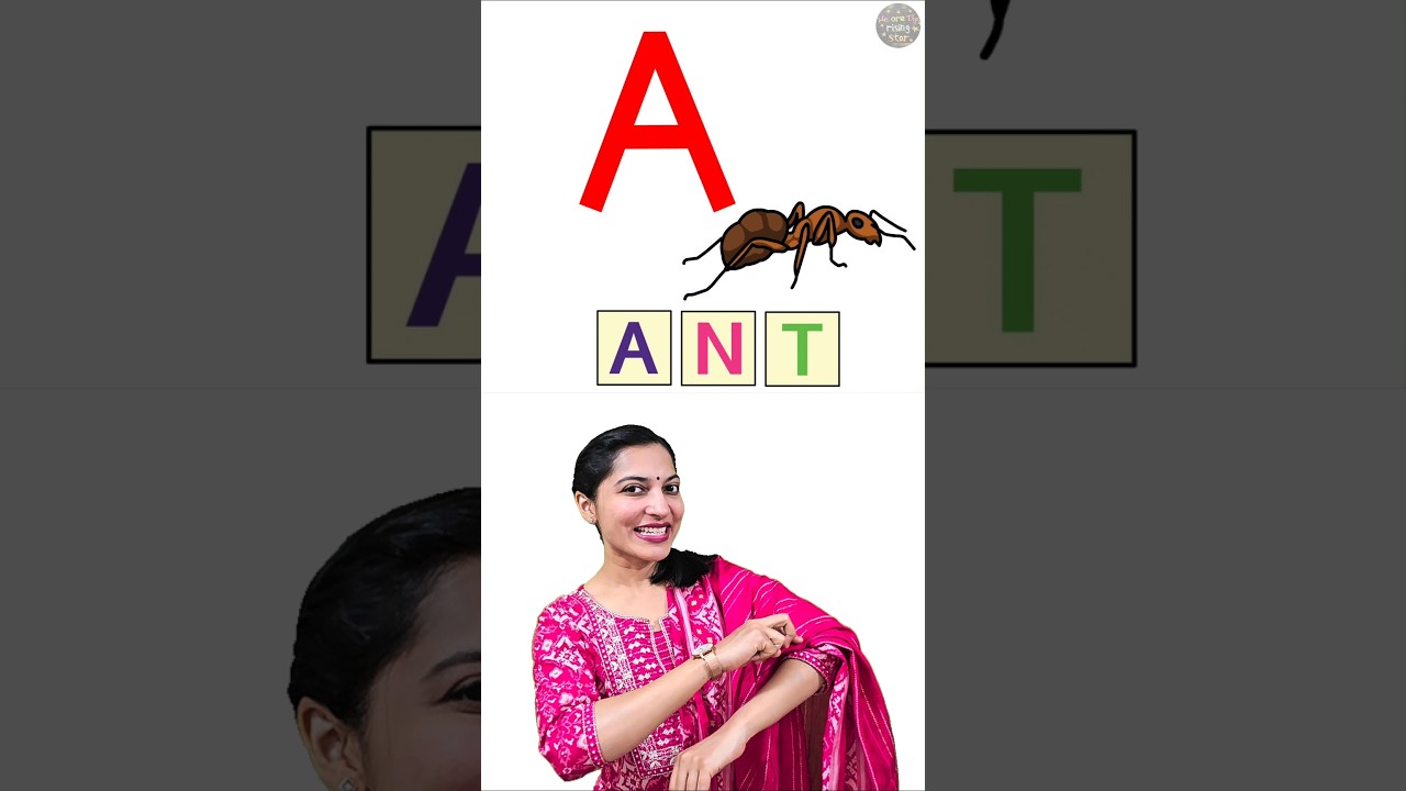 Learn Alphabets with Spellings | ABCD | WATRStar #shorts #shortsforkids #shortsfeed