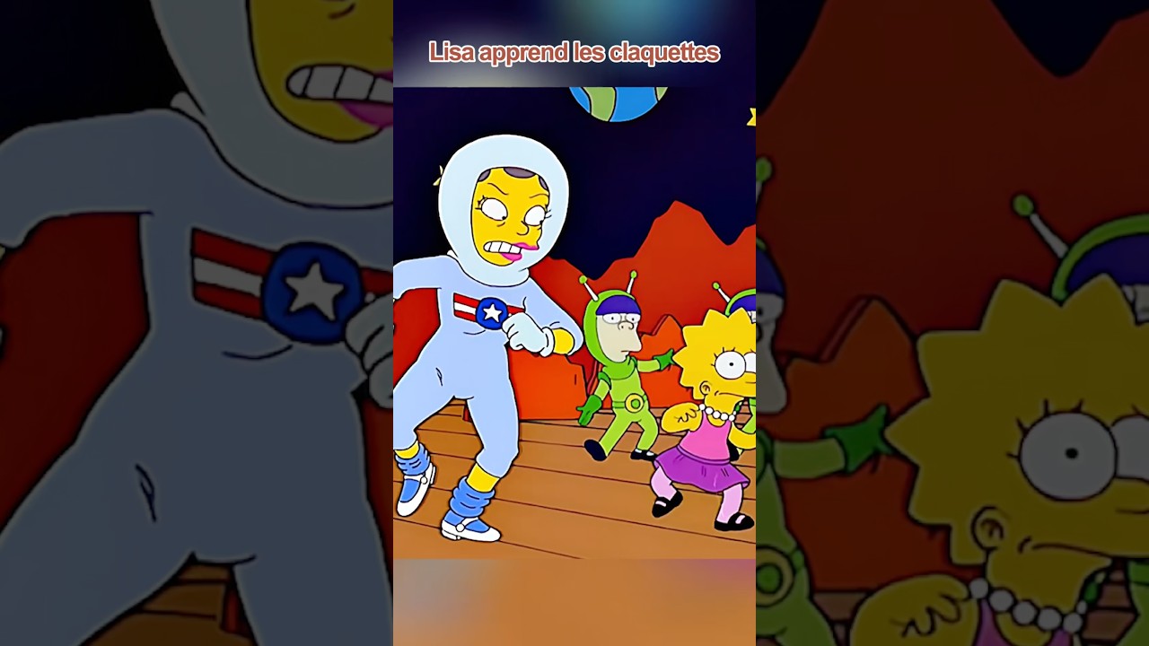 Lisa apprend les claquettes #ly6F #foryou #simpsons #movie