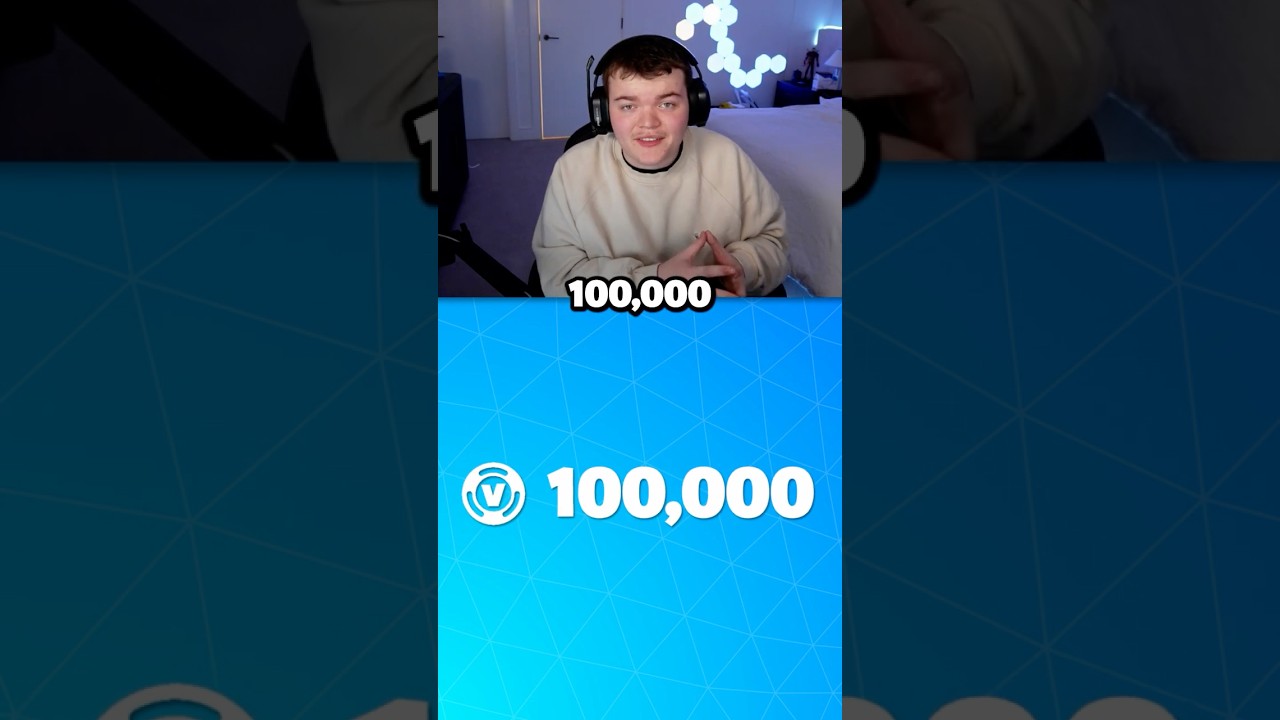 I Bought 100,000 Vbucks😱