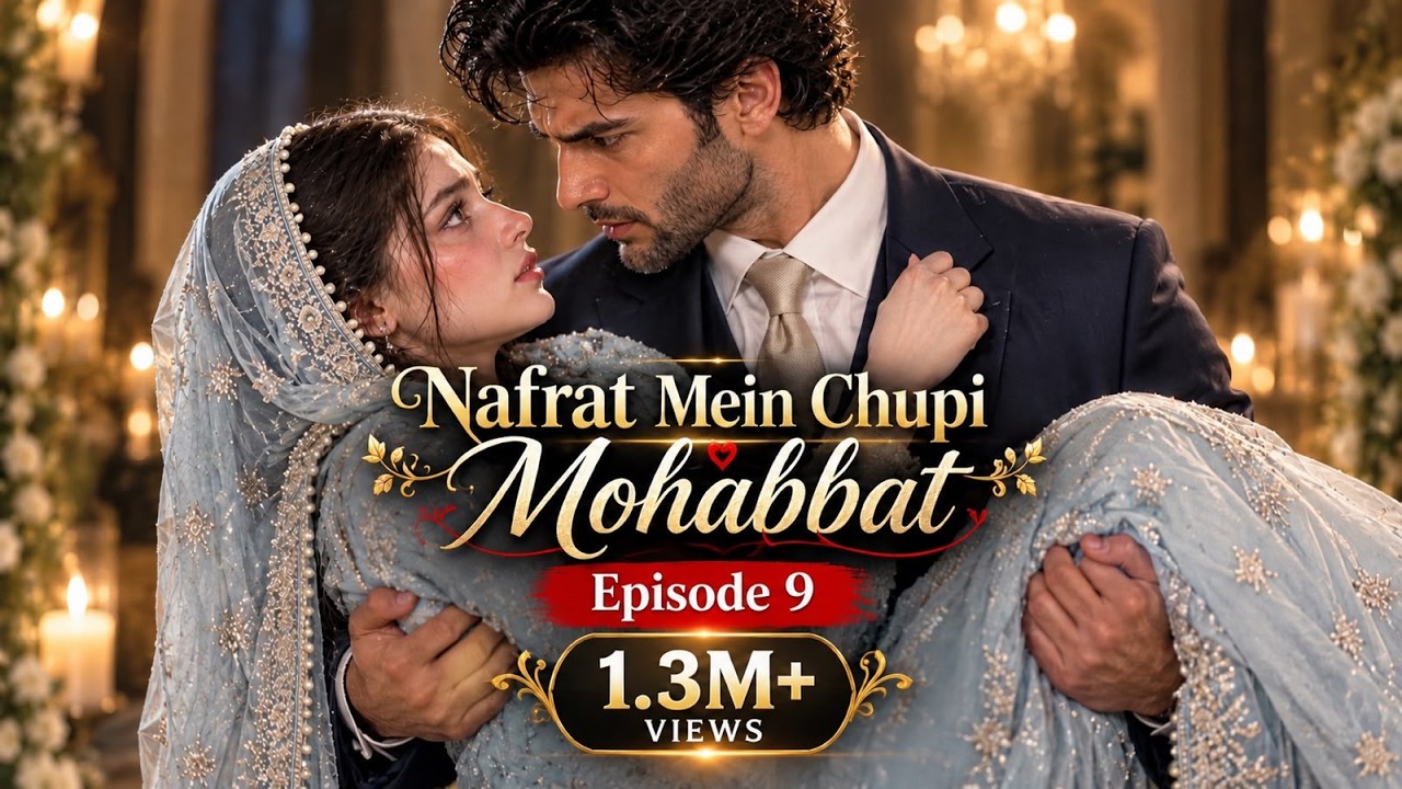 Nafrat Mein Chupi Mohabbat | Episode 9 | Zayyan's feelings for Zoha | Love Story | AI Drama 