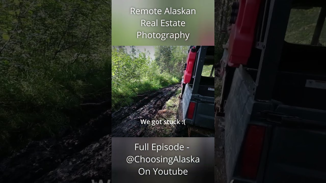This is why you always have a winch in the Alaskan backcountry!