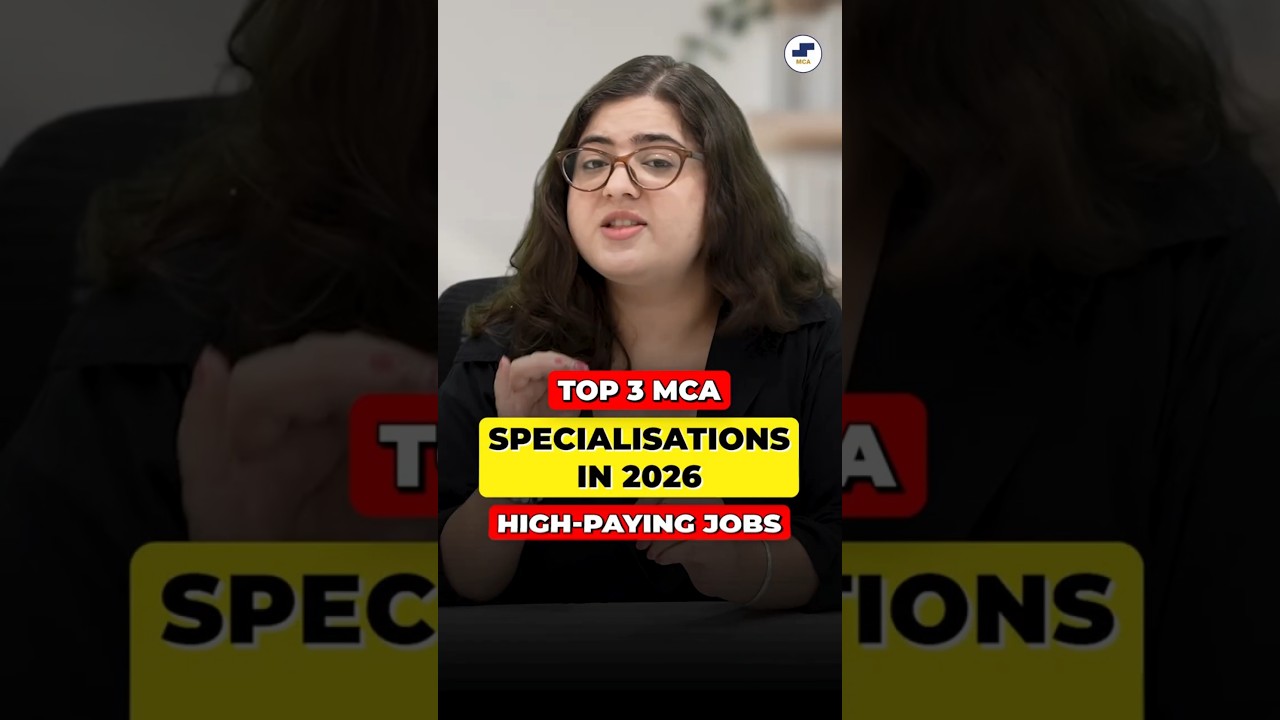 🤩Top 3 MCA Specializations in 2026 |🔥 Best MCA Specialization for High-Paying Jobs #mcajobs