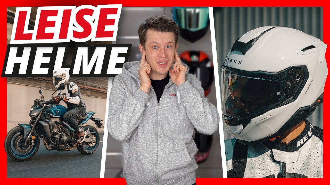 LEISER MOTORRADHELM - das sind die 5 wichtigsten Faktoren! ⛑️🤫 #Motorradhelm