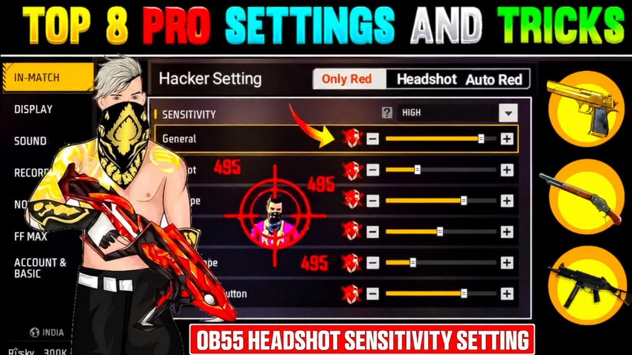 Free Fire Headshot Setting After Ob55 Update 2026⚡Best Sensitivity Settings ⚙️| Sensitivity Setting 