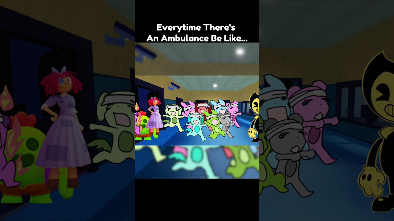 The Ambulance Is Here In Animal Hospital Anomaly Animation #roblox #animalhospital #update