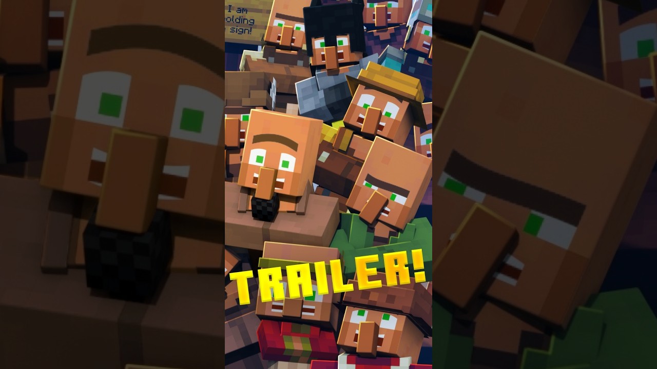 VILLAGERS can TALK!? We made this with the talented people at Oreville Studios! #minecraft