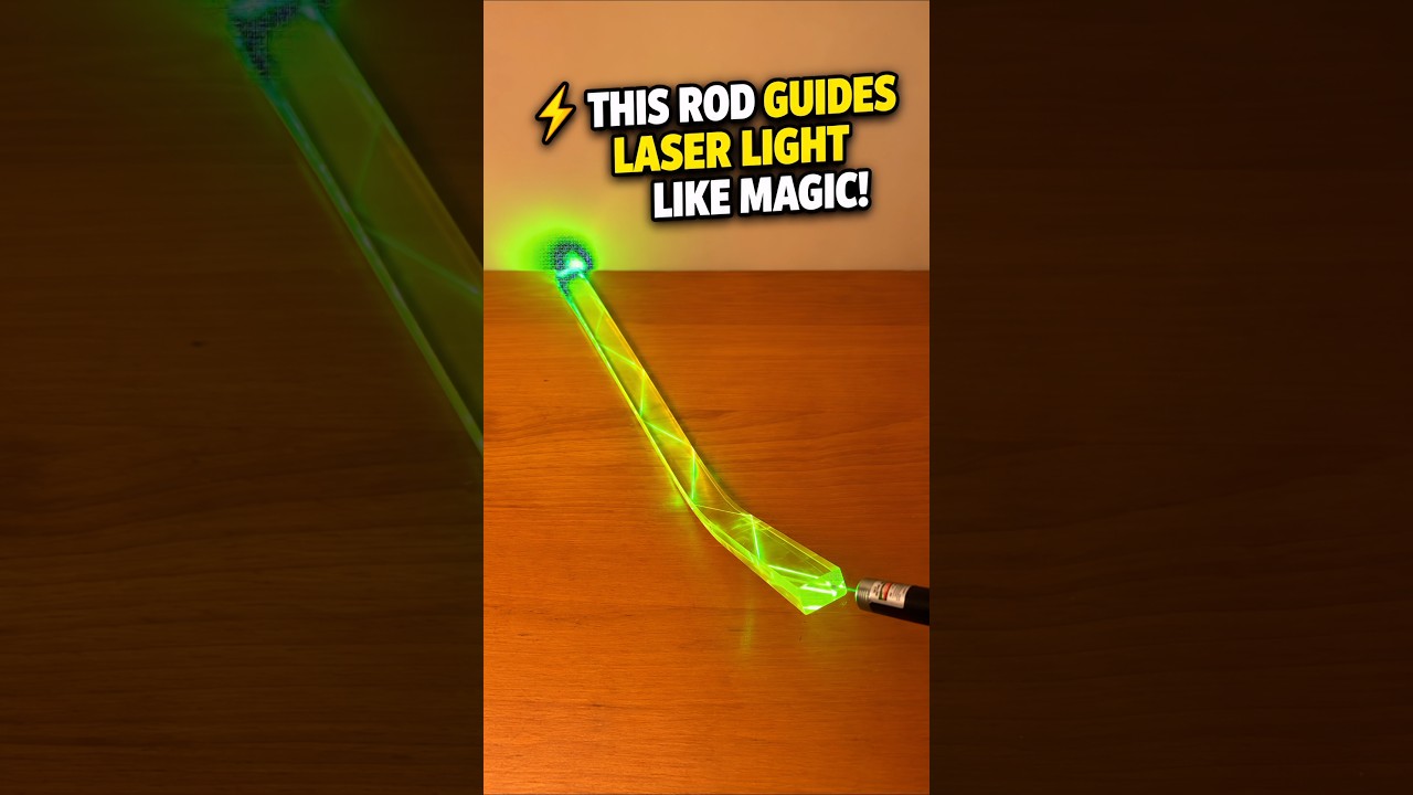 ⚡ THIS ROD GUIDES LASER LIGHT LIKE MAGIC!