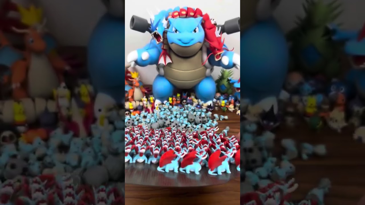 Check out this 3D-printed Bagon, Shelgon, and Salamence evolution set! These detailed statues captur