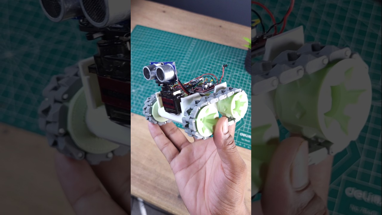 DIY Smart Obstacle Avoiding Robot tank | Arduino Project | #ashwinprojects #AltiumStudentLab