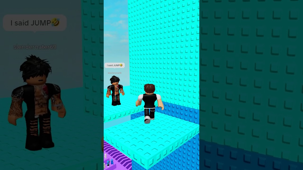 i tried to help the bacon from the slender in this obby💀😭#robloxshorts #roblox