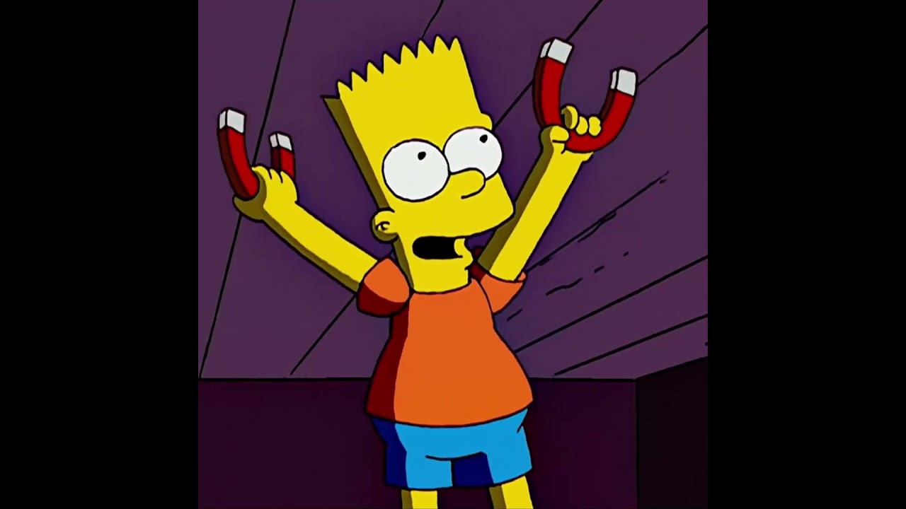 How does Bart use a magnet to make the principal dance? #thesimpsons #simpsons #cartoon #shortsfeed