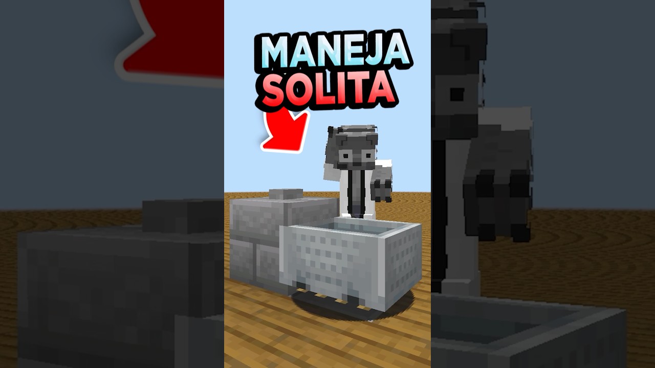 Vagonetas SIN RAÍLES en Minecraft!