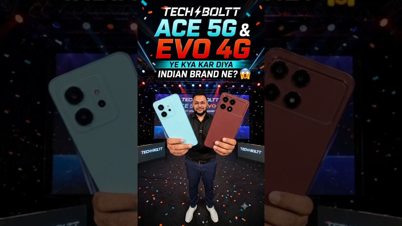 boltt Ace 5G and Evo 4G - Ye kya kar diya Indian brand ne? 😱 #smartphone #tech #boltt #shorts
