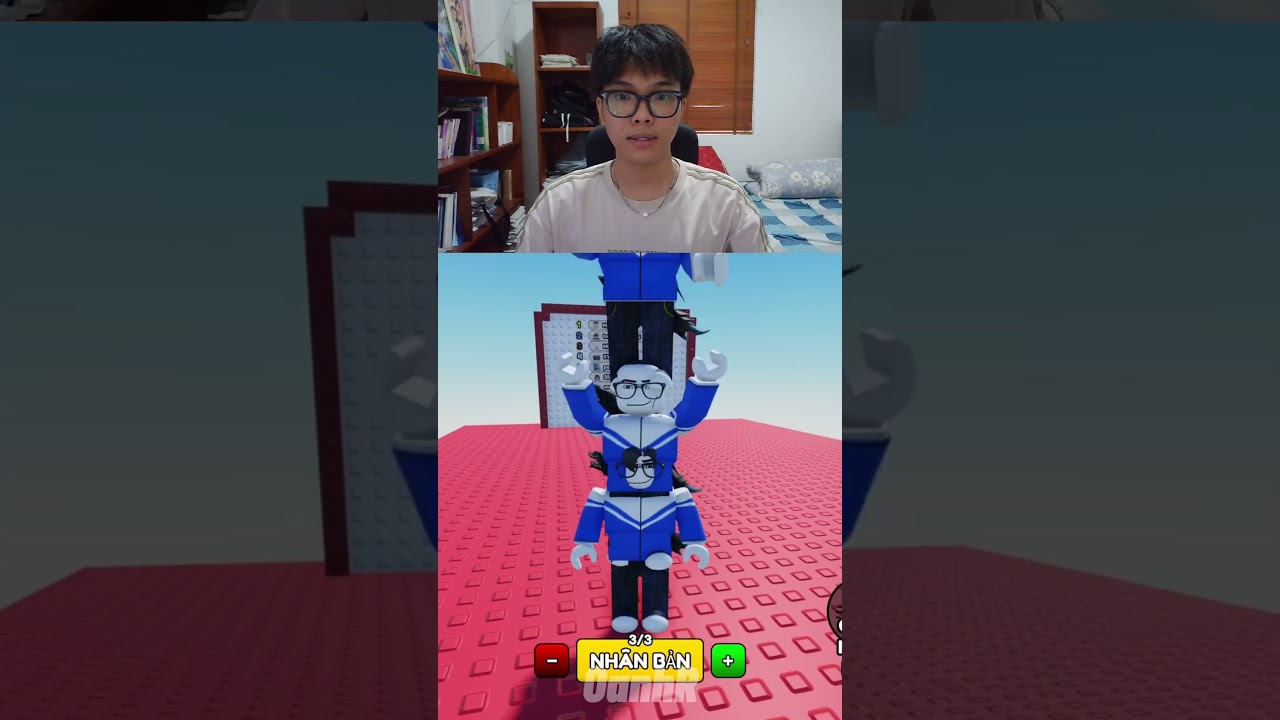 OanhR và RealROSA cùng leo tháp NHÂN BẢN và cái kết #roblox #oanhr #shorts