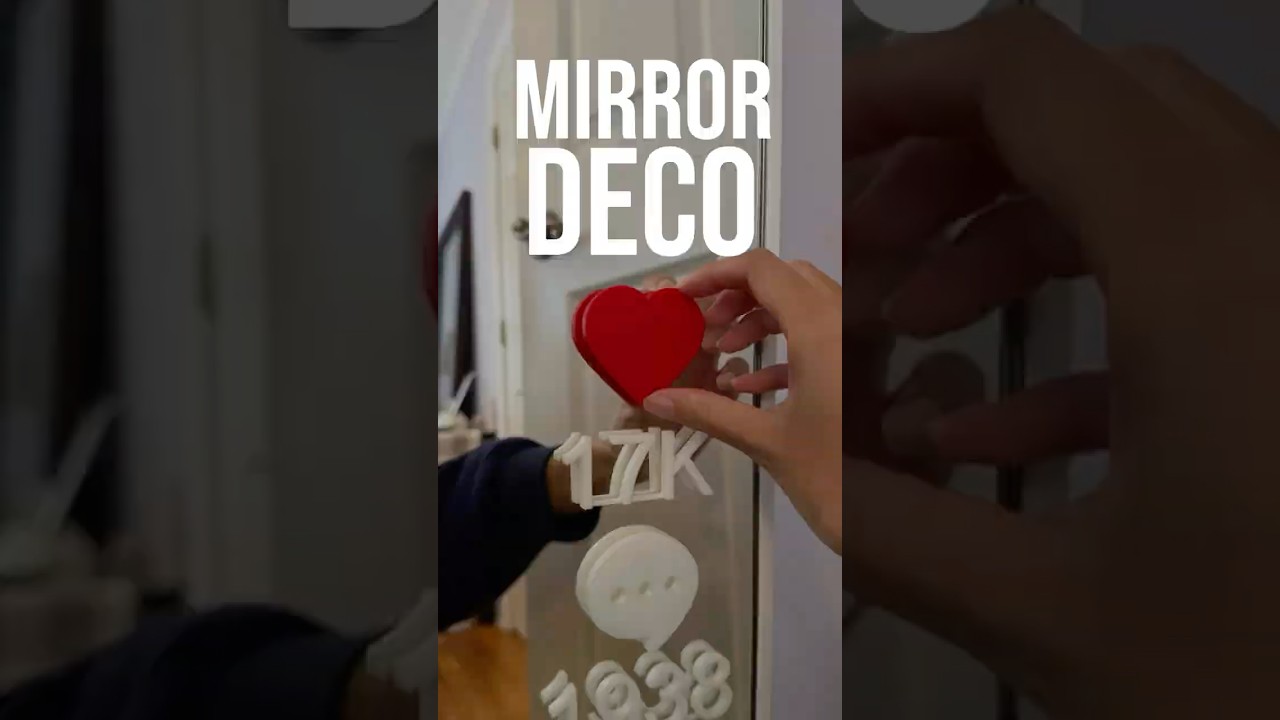 3D Printing Mirror Deco🪞