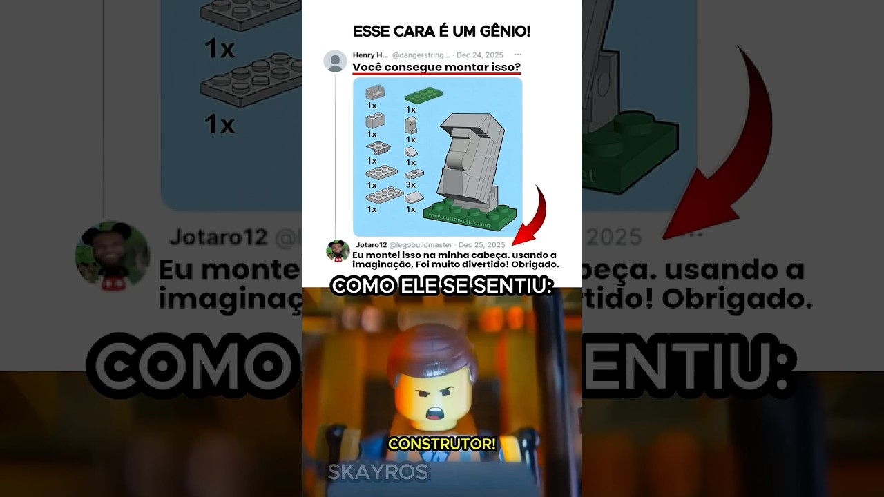 O MESTRE CONSTRUTOR DO LEGO! 🤯🗿