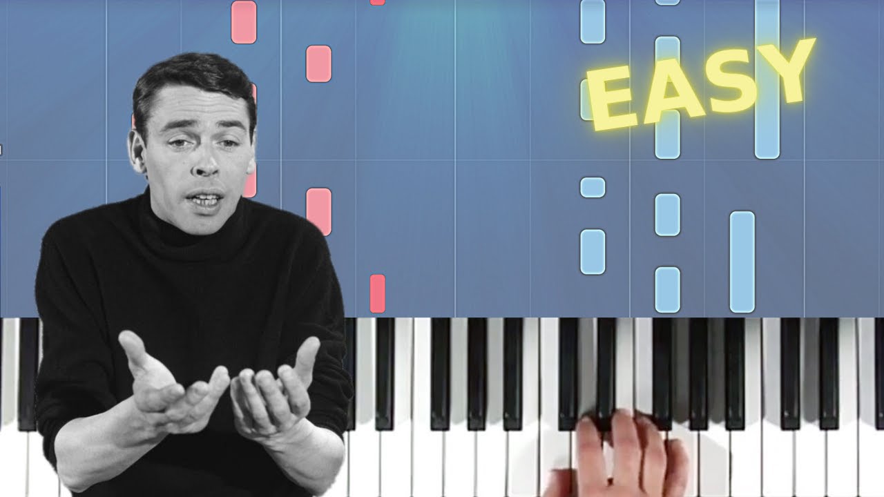 Jacques Brel - Ne me quitte pas | PIANO TUTORIAL