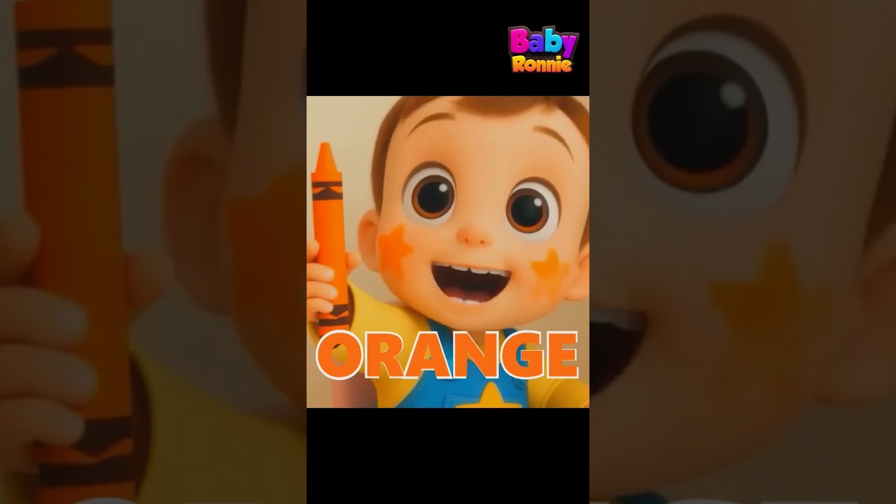 Learn Colors With Ronnie -2 | BOBO Nursery Rhymes #shorts