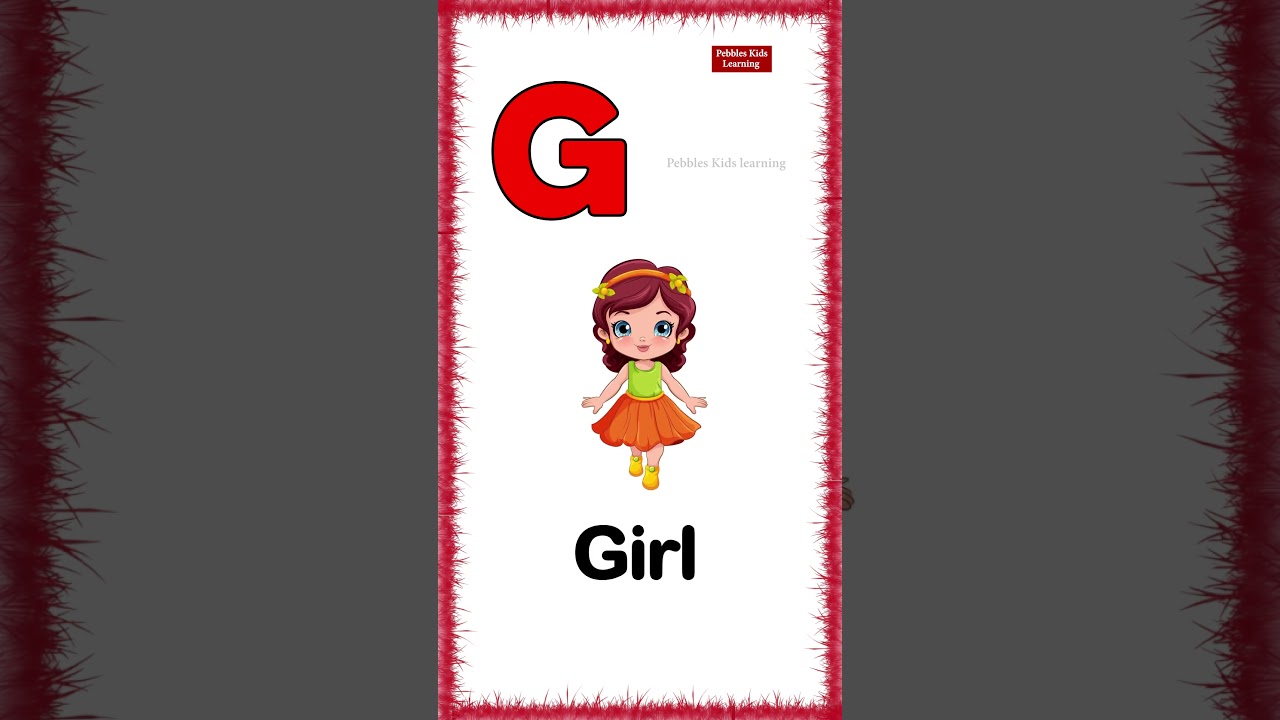 Learn Words Starting with Letter G I Preschool Video Shorts