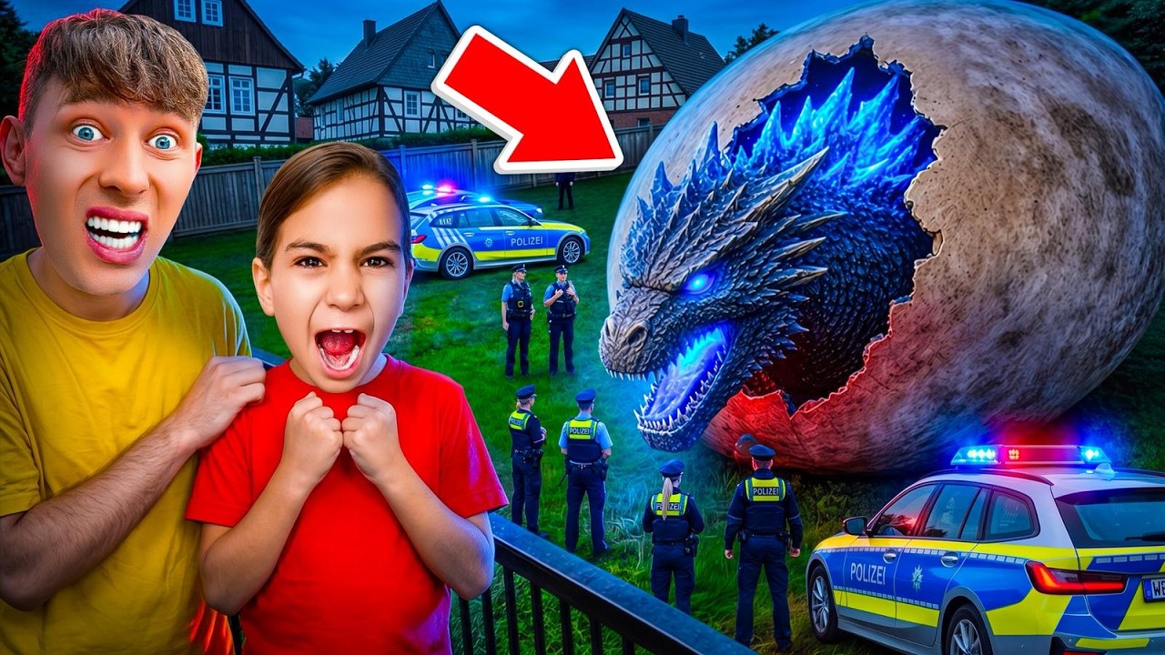 WIR haben ein GODZILLA EI in unserem GARTEN gefunden! 😳 (ESKALIERT)