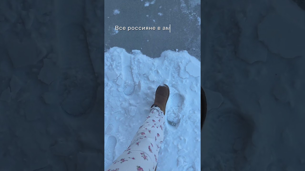 Снежный шторм? ага #snowstorm #storm #usa