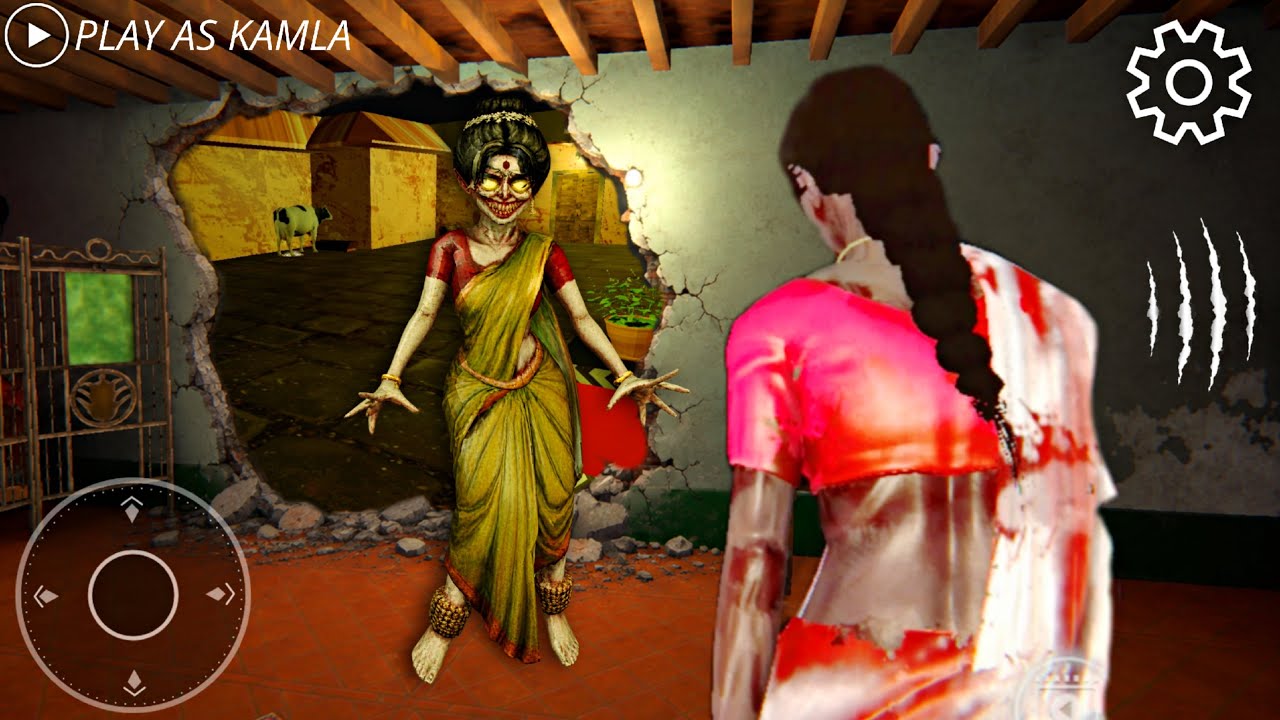 PLAYING AS KAMLA IN SHANTA HORROR ESCAPE || KAMLA VS SCARY SHANTA BAI 