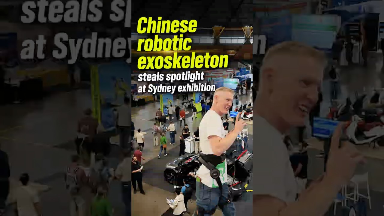 Chinese robotic exoskeleton steals spotlight at Sydney exhibition