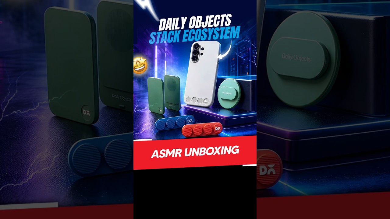 Daily Objects Stack Ecosystem ASMR Unboxing😍 | #dailyobjects #asmr #unboxing #gadgets