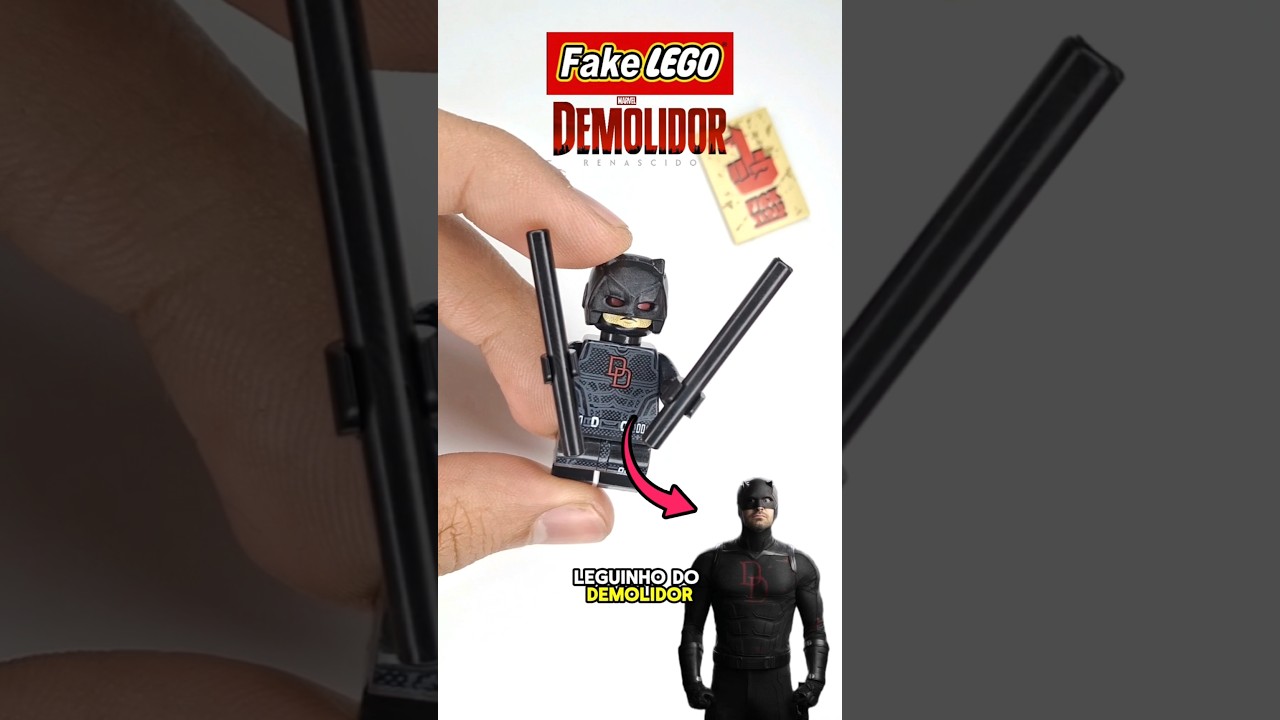 LEGO DEMOLIDOR | Fake Lego | #lego #toyreview #minifigures #daredevil #marvel