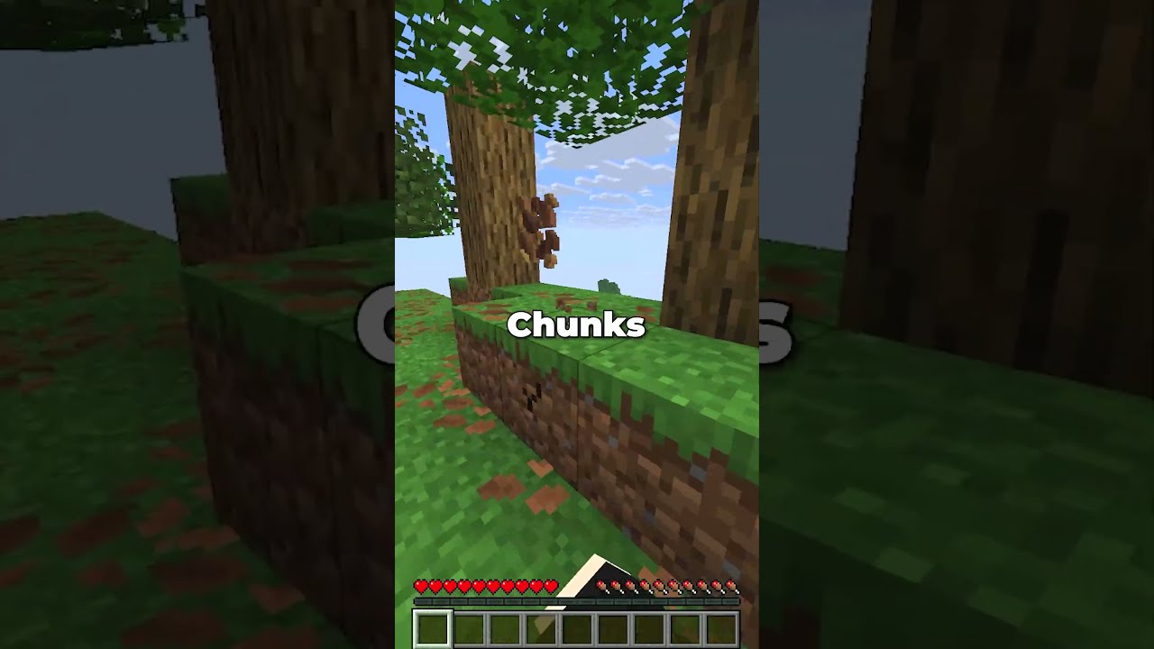 Minecraft, But Chunks Teleport Up!