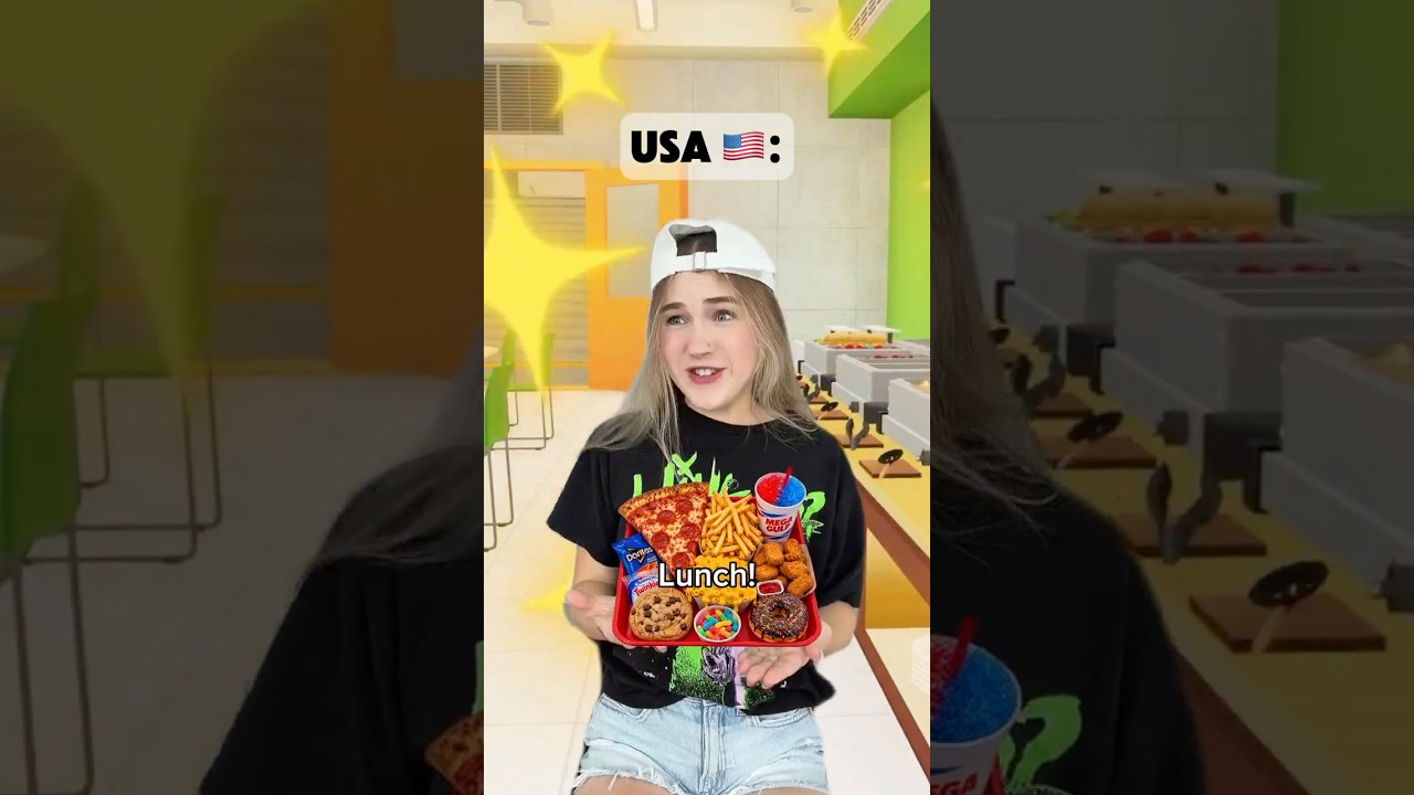Different lunch breaks around the world #pov #comedy #skit