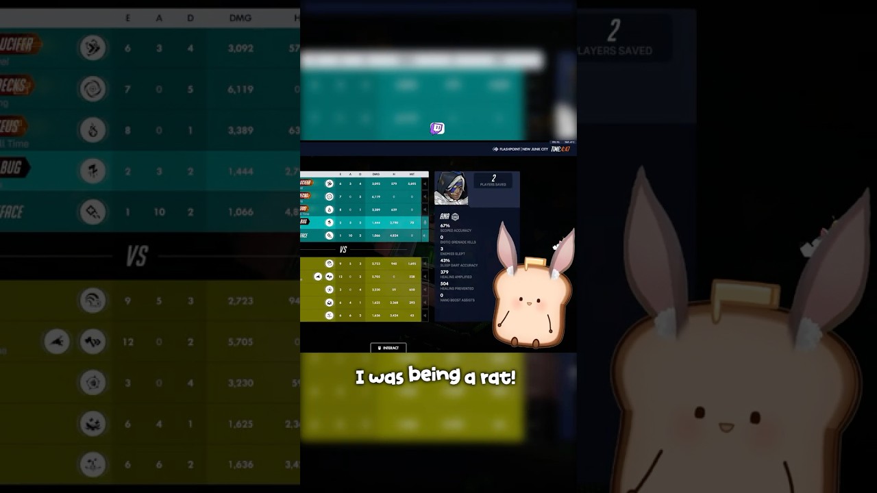 Rat Ana Time #overwatch #twitchstreamer #vtuber