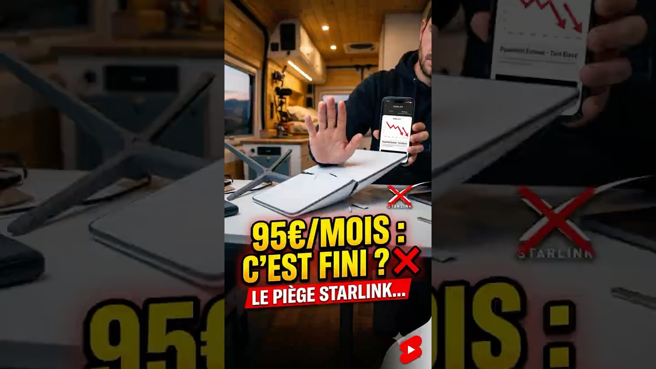 La mauvaise surprise de Starlink pour les nomades 💸 #vanlife #nomadlife #internet
