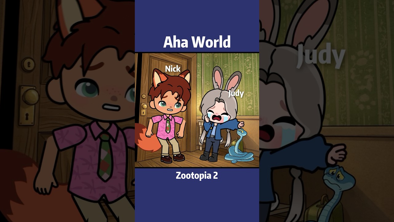 Ahhh— 😱 #ahaworld ❤️ #avatarworld 💙 #fyp #shorts #tocaboca #gacha #zootopia