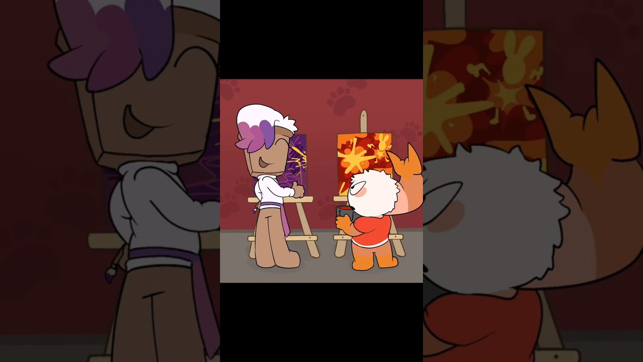 TWO KINDS OF ARTISTS 🎨🦐 #dandysworld #roblox #animation #memes #funny
