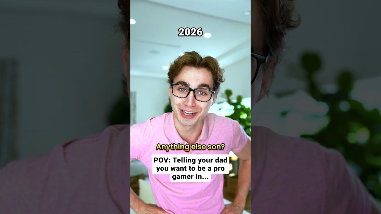 POV: Telling your parents you want to be a gamer...