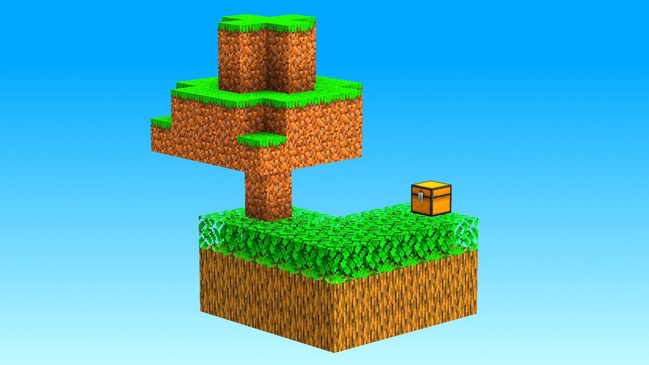 Let's Play Minecraft Skyblock Episode 1 (Java & Bedrock Server IP)
