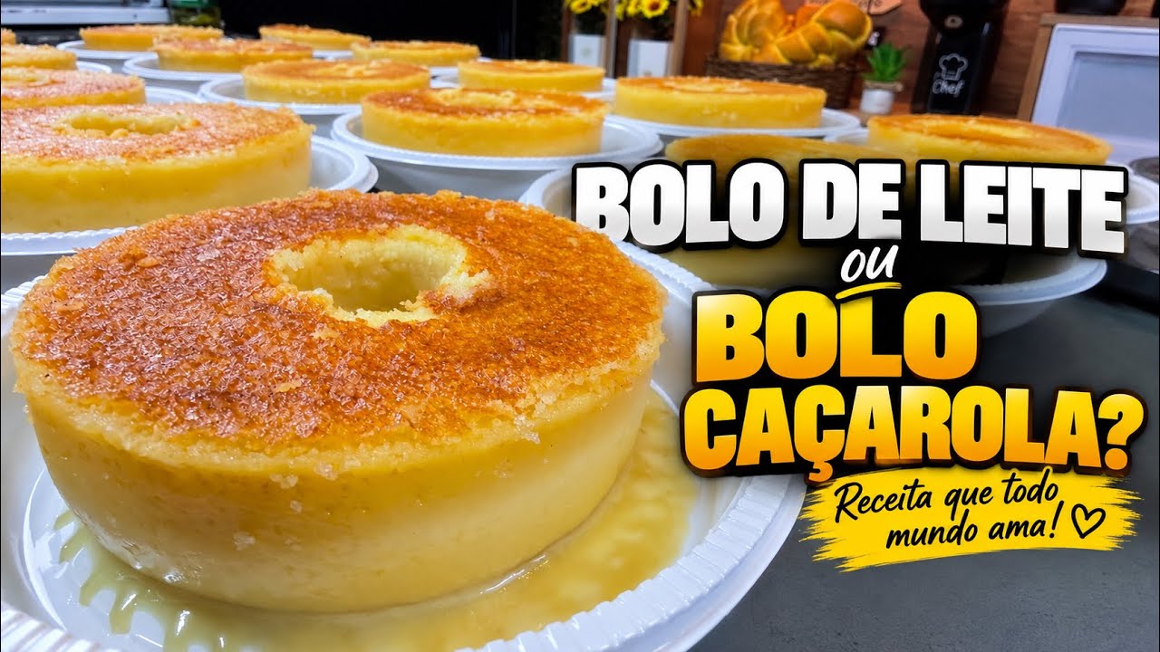 É BOLO CAÇAROLA OU PUDIM? Eu acabo com essa discussão hoje