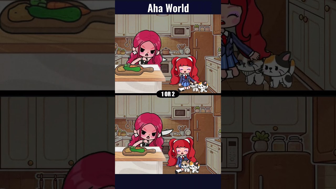 1 or 2 😭 #stepintomyaha #ahaworld ❤️#avatarworld #tocaboca #gacha #animation
